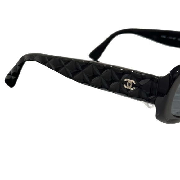 CHANEL Quilted Sunglasses 5094 Black 53MM - Picture 5 of 7